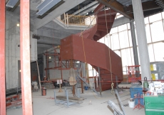 Jan 2012: Feature staircase within the Aga Khan Museum auditorium.