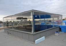 Jan 2012: Clearstory skylight over the multipurpose lounge of the Aga Khan Museum.