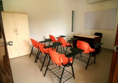 A classroom at the Dhaka Ismaili Jamatkhana and Centre.