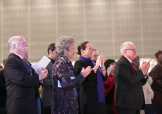 Princess Zahra and the Right Honourable Adrienne Clarkson were among the guests attending the presentation ceremony honouring Mawlana Hazar Imam as recipient of the 2013 Gold Medal.