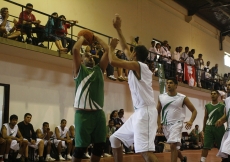 Friendly competition during a basketball game in 2008. JG