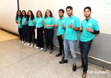 Volunteers are ready to serve at the Diamond Jubilee Celebration - Lisboa 2018. 