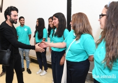 Festival participants were welcomed to Lisbon by volunteers, upon arriving for the Diamond Jubilee Celebration.