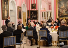 Mawlana Hazar Imam speaking at Rideau Hall where he was hosted by her Excellency the Right Honourable Julie Payette, Governor General of Canada, on the occasion of his Diamond Jubilee. 