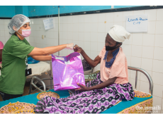 Breast Cancer Hygiene Kits distribution in Beira