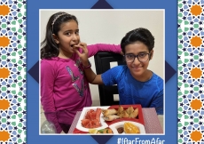 The #IftarFromAfar initiative celebrates the tradition of sharing meals with loved ones during the holy month of Ramadan. Although physically distant, the youth of our community showcase how their spirit of unity remains unshaken.