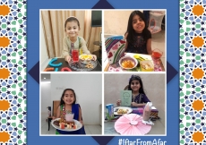 The #IftarFromAfar initiative celebrates the tradition of sharing meals with loved ones during the holy month of Ramadan. Although physically distant, the youth of our community showcase how their spirit of unity remains unshaken.