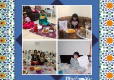 The #IftarFromAfar initiative celebrates the tradition of sharing meals with loved ones during the holy month of Ramadan. Although physically distant, the youth of our community showcase how their spirit of unity remains unshaken.