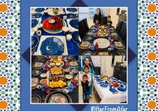 The #IftarFromAfar initiative celebrates the tradition of sharing meals with loved ones during the holy month of Ramadan. Although physically distant, the youth of our community showcase how their spirit of unity remains unshaken.