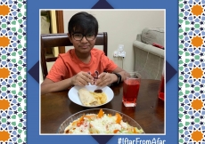 The #IftarFromAfar initiative celebrates the tradition of sharing meals with loved ones during the holy month of Ramadan. Although physically distant, the youth of our community showcase how their spirit of unity remains unshaken.