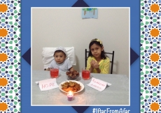 The #IftarFromAfar initiative celebrates the tradition of sharing meals with loved ones during the holy month of Ramadan. Although physically distant, the youth of our community showcase how their spirit of unity remains unshaken.