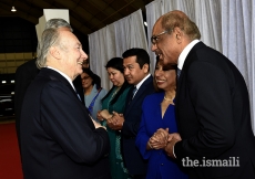 Ismaili Council for Ottawa President Bashir Surani bids farewell to Mawlana Hazar Imam on his departure from Ottawa.