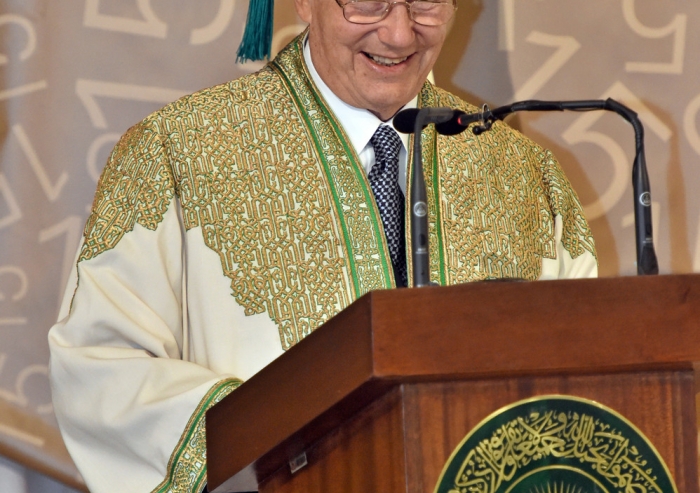 Mawlana Hazar Imam speaking at AKU’s convocation ceremony in Nairobi, Kenya.