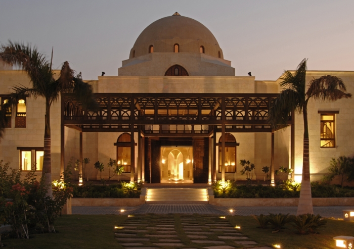 Entrance into the Ismaili Centre, Dubai — a plurality of perspectives.