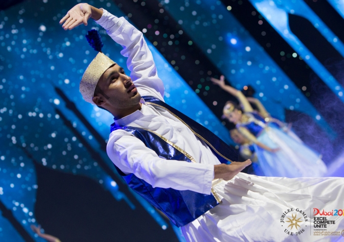 South Asian dance at the Closing Ceremony of the 2016 Jubilee Games. Asif Balesha