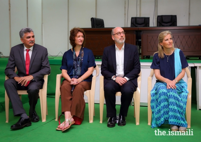 Her Royal Highness the Countess of Wessex (right) expressed appreciation for the courageous and important work done by AKDN institutions in India.