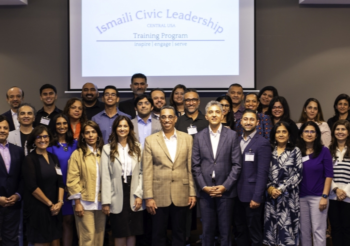 Participants at the Ismaili Civic Leadership Training program in Dallas.