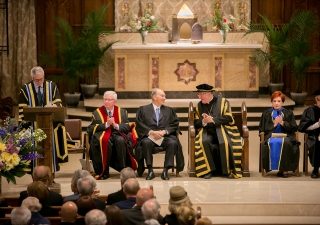 The convocation of the Pontifical Institute of Mediaeval Studies took place at St Basil’s Collegiate Church in Toronto. Mo Govindji