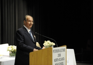 Mawlana Hazar Imam speaks at the annual meeting of the International Baccalaureate.