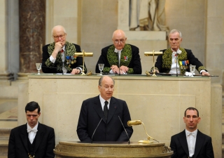 Mawlana Hazar Imam delivers an eulogy in memory of his predecessor, the Japanese architect Kenzo Tange.