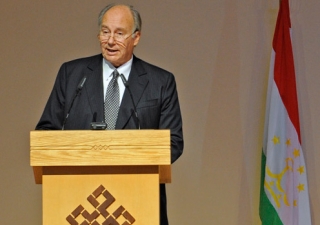 Mawlana Hazar Imam speaks during the Opening Ceremony of the Ismaili Centre, Dushanbe.