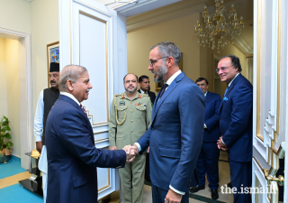 Prince Rahim met with the Prime Minister of Pakistan, Shehbaz Sharif, at his official residence in Islamabad.