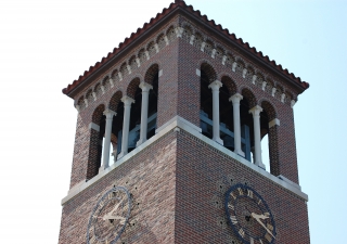 The Miller Bell Tower is an icon of the century-old Chautauqua Institution in upstate New York.