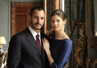 Prince Rahim and Ms Kendra Spears.