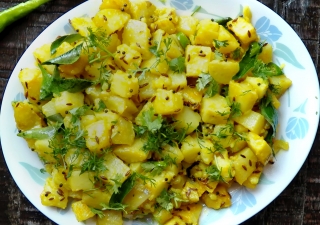 Batate ki bhaji