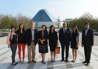 Ambassador Wanja Campos da Nóbrega together with guests at the Aga Khan Park. Akbar Dewji