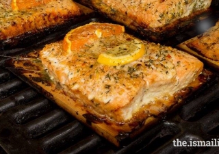 Grilled Cedar Salmon