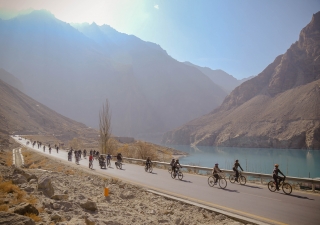 Cycling Rally in Hunza,Pakistan