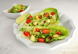 Edamame and corn salad