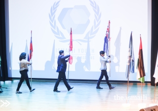 Parade of Country Flags at the IYMUN Closing Ceremony