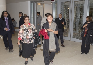 Ismailis from across Toronto attended Jamatkhana for the first time at the new Ismaili Centre on 19 September 2014. Moez Visram