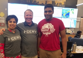 Warda Ali, Orlando Mayor Buddy Dyer, and Karim Sherali