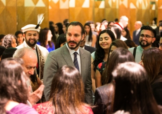 Prince Rahim meets with current graduate students of the Institute of Ismaili Studies