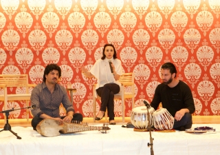 Traditional musical instruments showcased at the Ismaili Centre Toronto. Shafiq Shamji