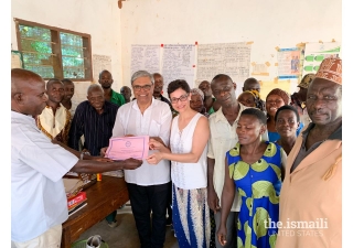 Shelmina and Minaz are recognized by Said Seifu, Chief of the Mgaraganza village.