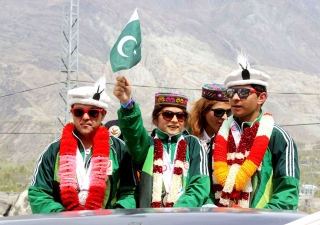 Pakistan Special Olympics medal winners and coach coming home to a heroes welcome