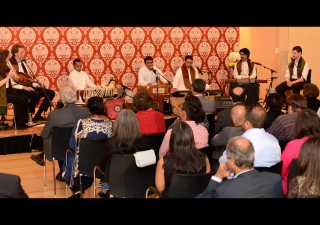 The Sufi music ensemble captivates the audience at the Ismaili Centre, Toronto. Gulam Ali Kassam