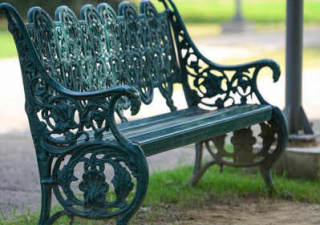 These century-old benches have been repaired and about a hundred of them have been installed