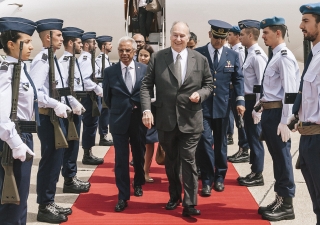 Mawlana Hazar Imam arrives in Lisbon