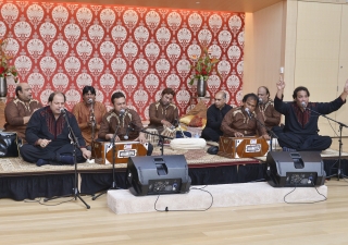 The Rizwan-Muazzam Qawwali Group performs at the Ismaili Centre, Toronto in celebration of Eid al-Adha. Vazir Karsan