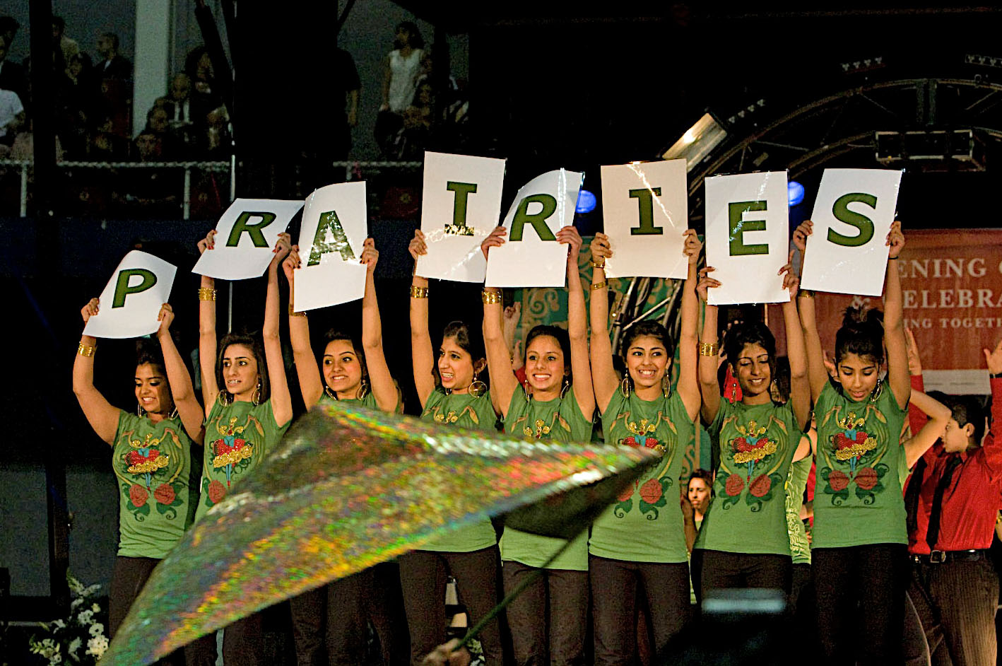 Prairies participants show their pride. Photo: Asif Bhalesha / Michelle Penny