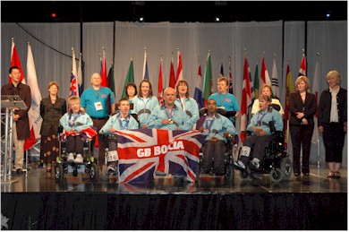 The 2008 Great Britain boccia team. Photo: Courtesy of the Ismaili Council for the UK