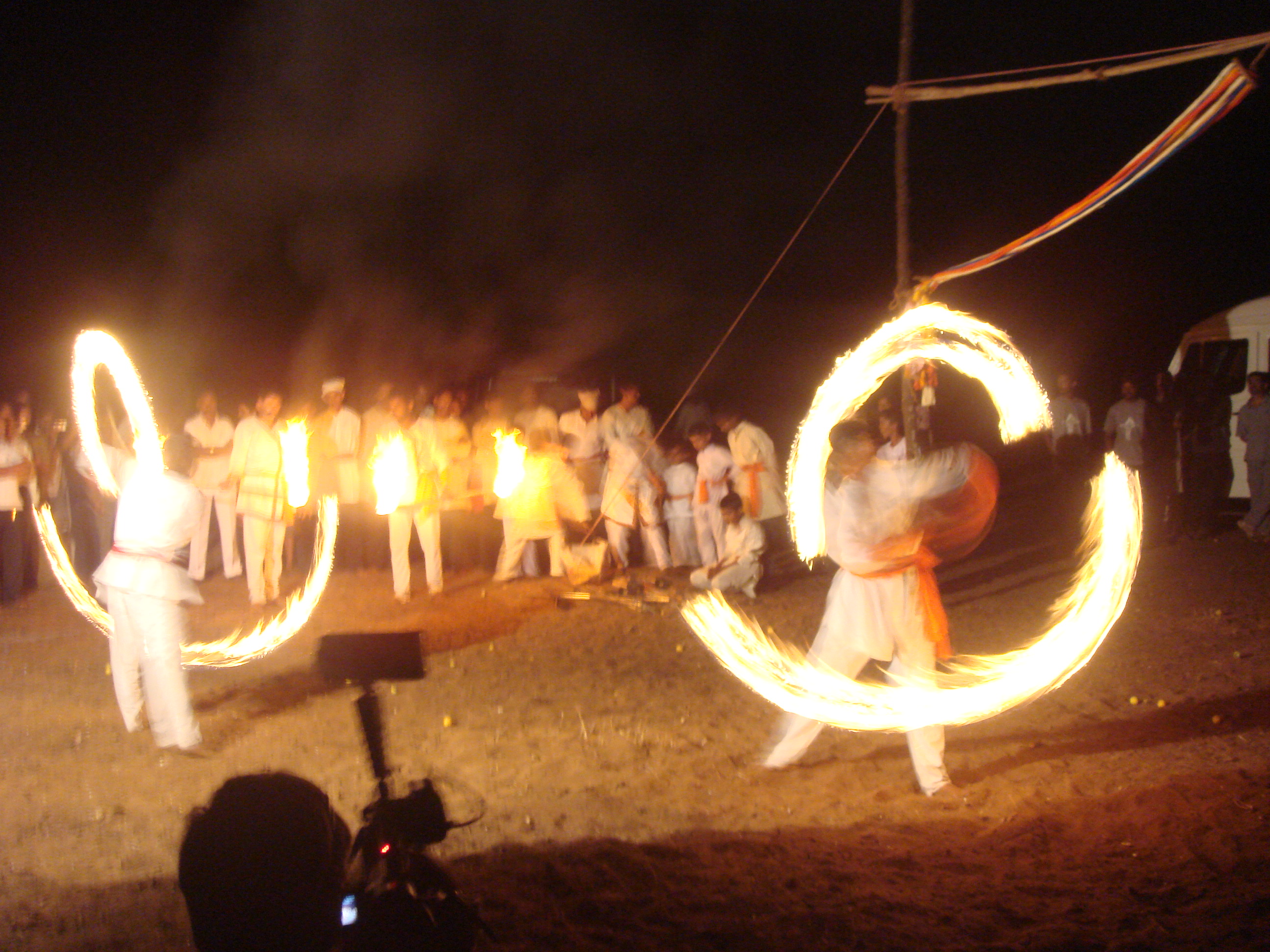 Celebrating New Year's Eve in the unique setting of the small Indian village of Madhban was a night to remember. Elders and locals performed traditional dances as the whole village gathered to welcome the participants. Later, around a campfire, the group told stories, sang songs and drank chai to bring in the New Year. Photo: Shaneen Makhani