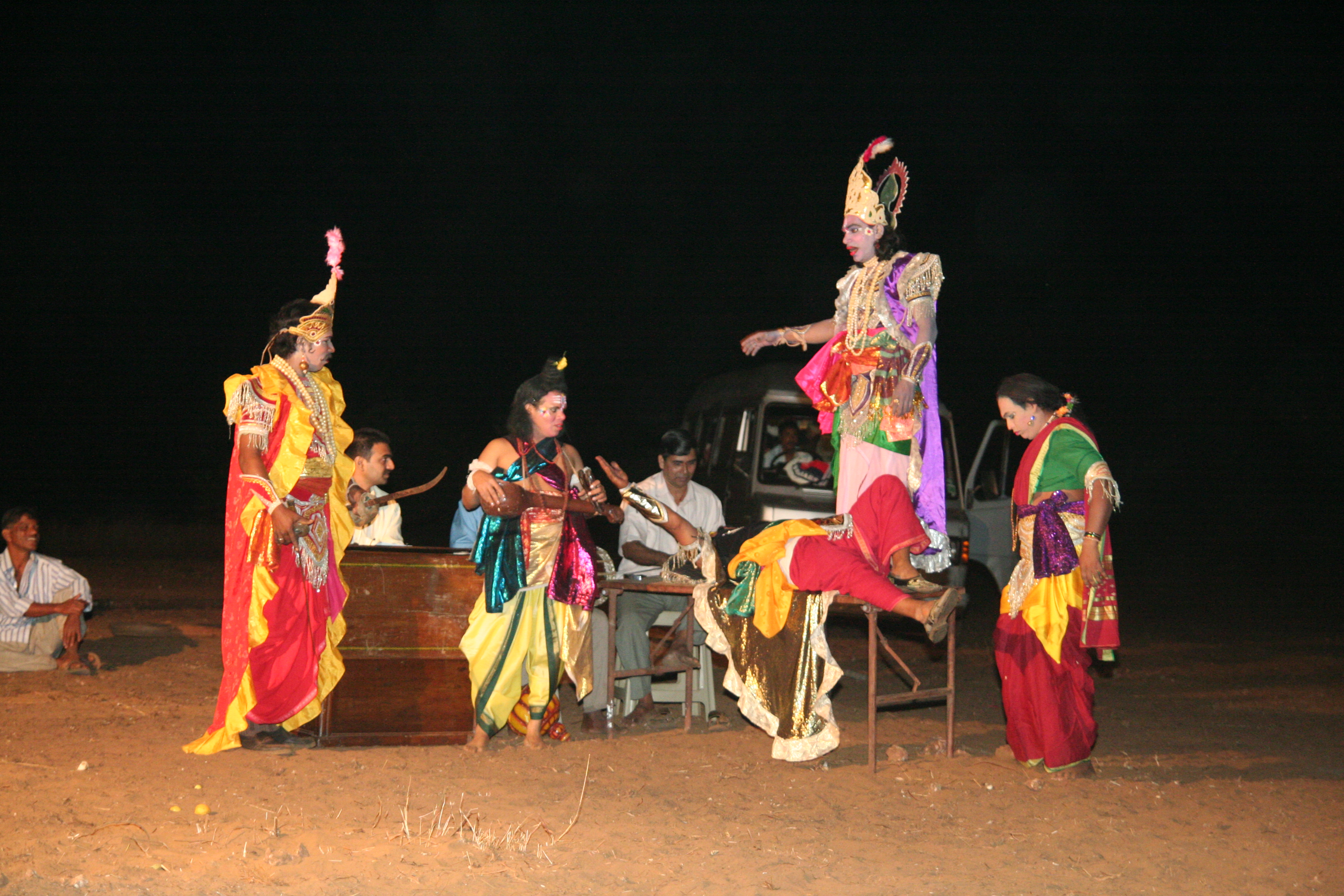 Celebrating New Year's Eve in the unique setting of the small Indian village of Madhban was a night to remember. Elders and locals performed traditional dances as the whole village gathered to welcome the participants. Later, around a campfire, the group told stories, sang songs and drank chai to bring in the New Year. Photo: Altaf Moledina