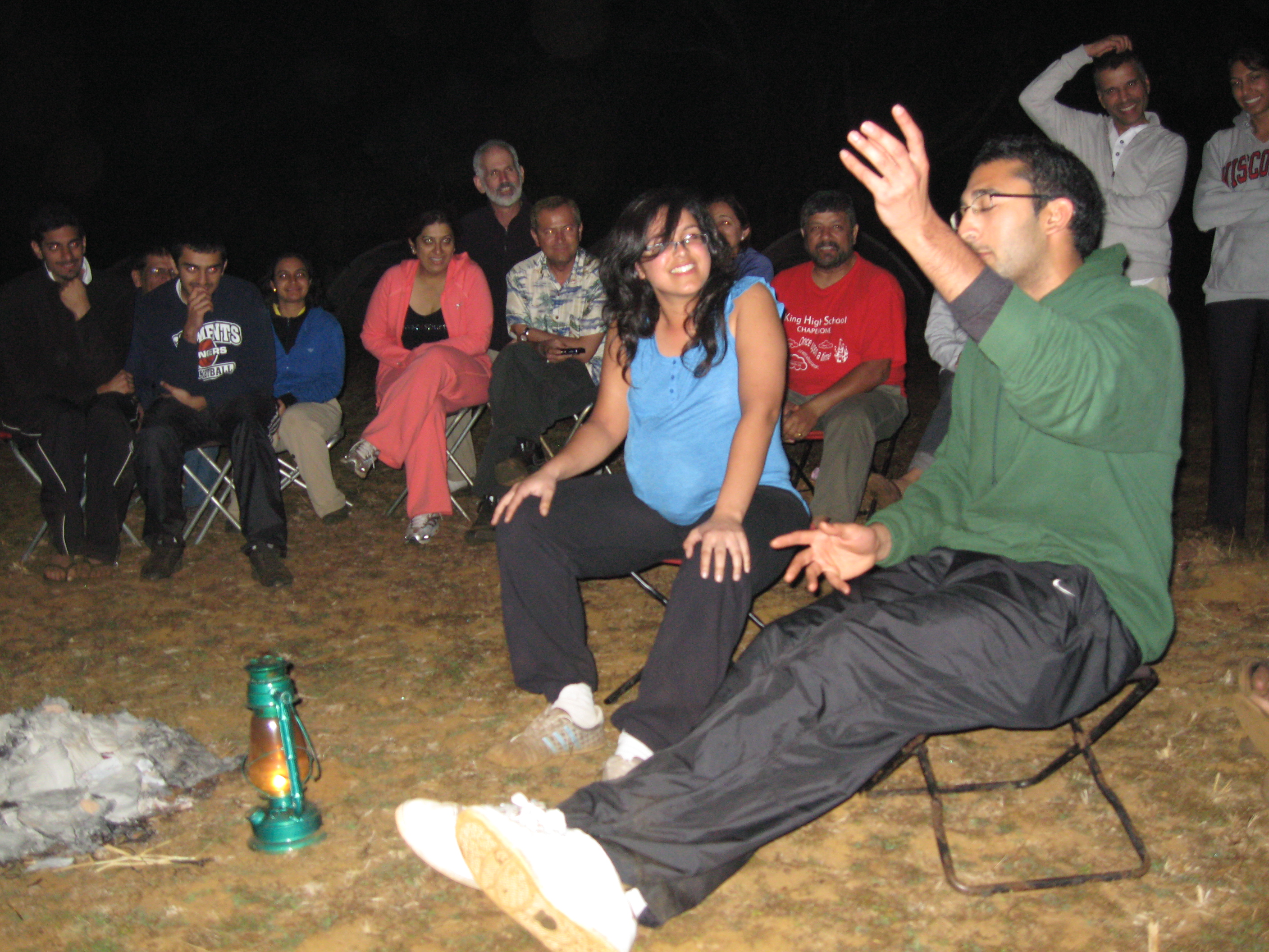 Celebrating New Year's Eve in the unique setting of the small Indian village of Madhban was a night to remember. Elders and locals performed traditional dances as the whole village gathered to welcome the participants. Later, around a campfire, the group told stories, sang songs and drank chai to bring in the New Year. Photo: Courtesy of Pehmaneh Ramji