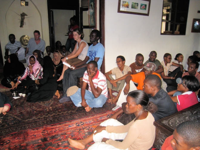 The Mombasa community listens to a performance during one of Jahazi`s Cultural Nights. Photo: Courtesy of the Ismaili Council for Kenya